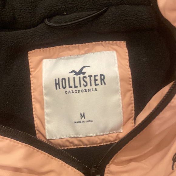 Hollister Fleece and Nylon Hoodie - Picture 3 of 5